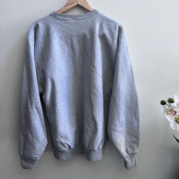 Steve & Barrys MICHIGAN University Sportswear Gray Heavy Duty Pullover Sweater L - Picture 2 of 7